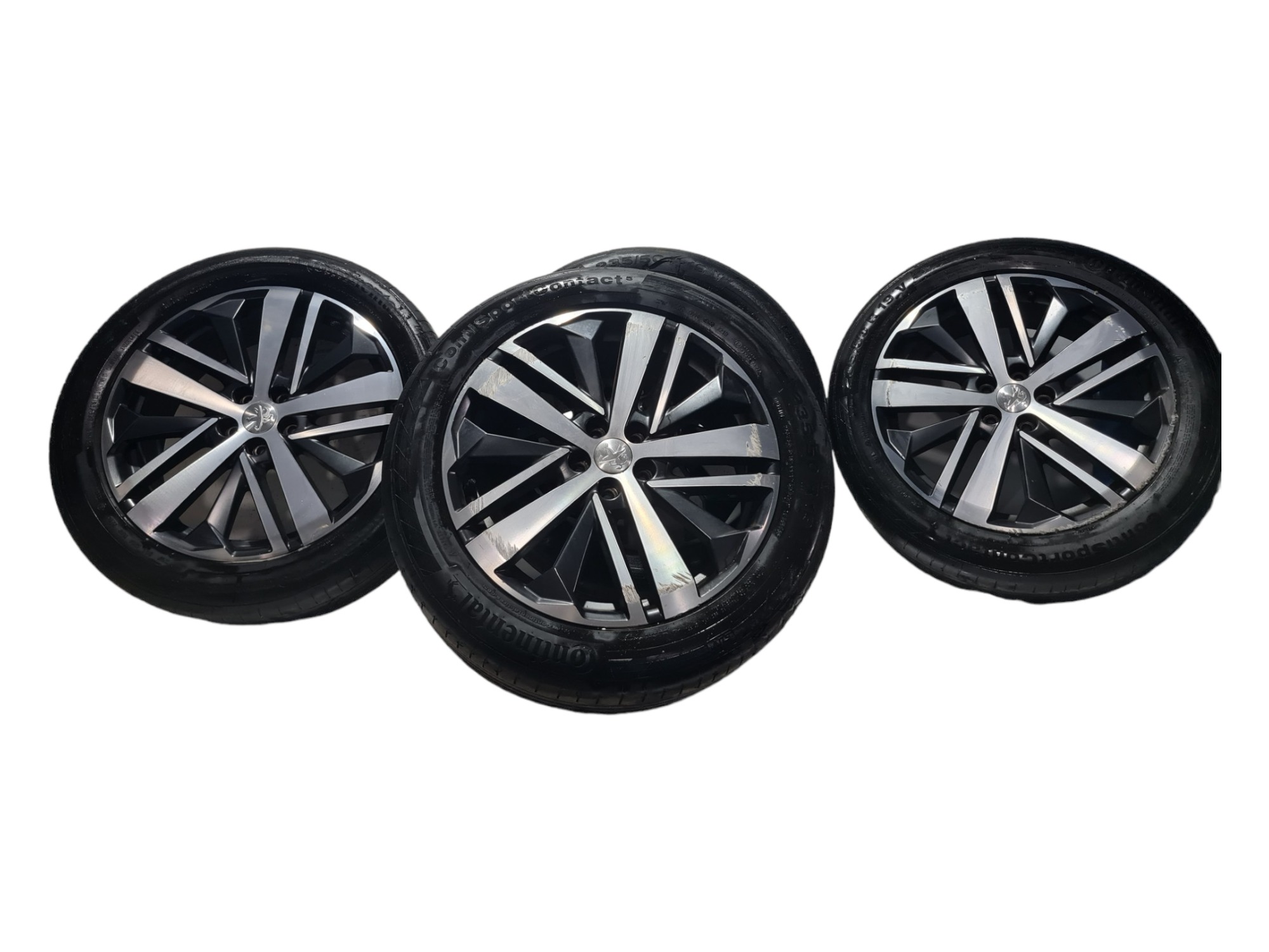Jogo Roda Pneu Peugeot 3008 17 A 20 235/50 Aro 19 Ou Parte Preto 1