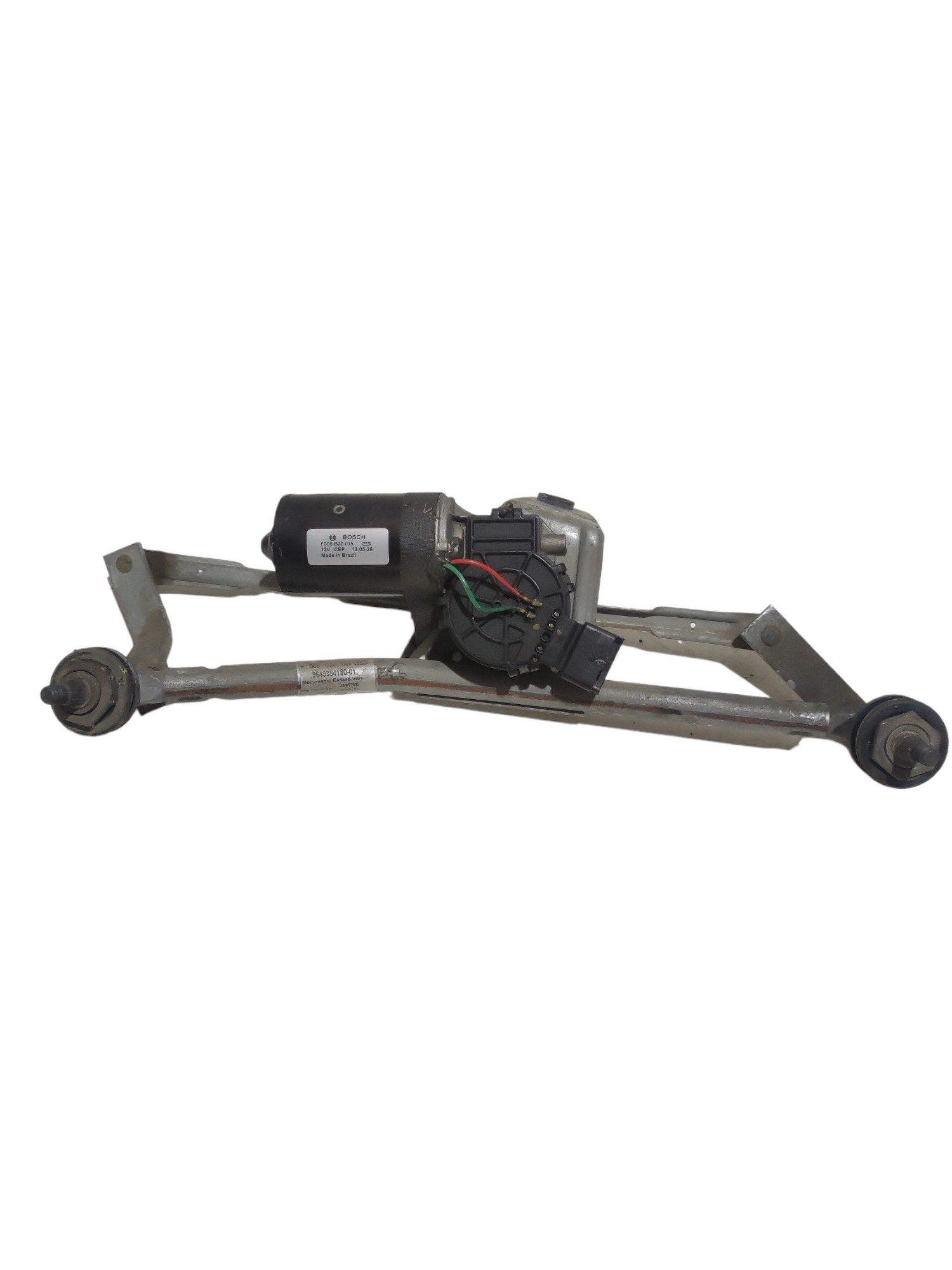 Máquina Motor Limpador Paabrisa Dianteiro Peugeot 207 206 1