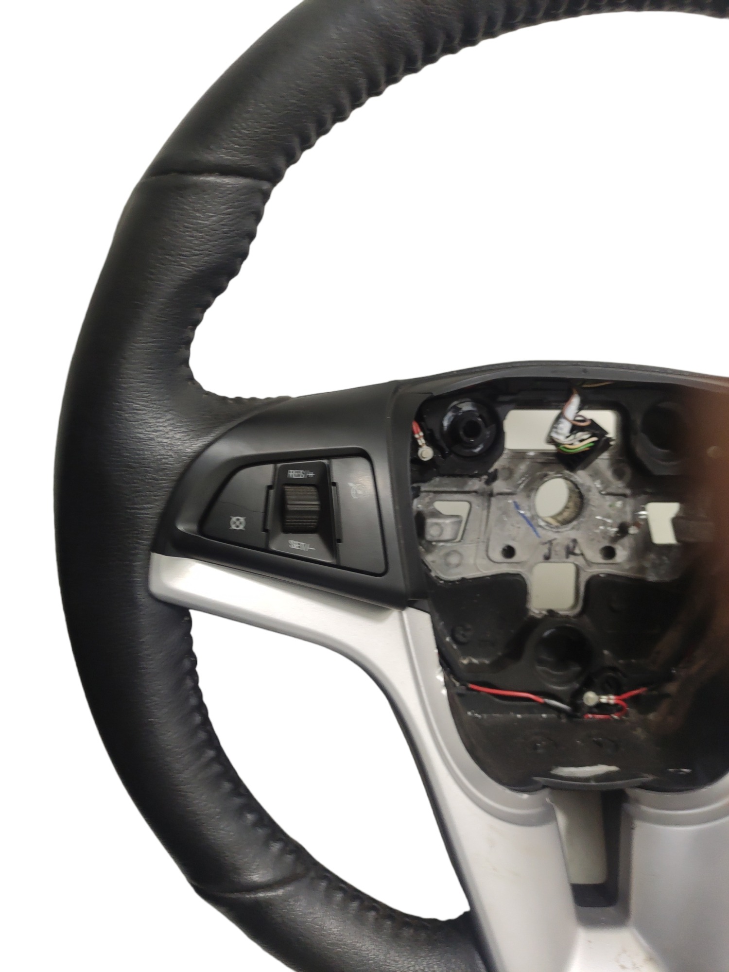 Volante Direção Comando Botões Gm Onix Prisma 17 S/ Chicote Preto 2