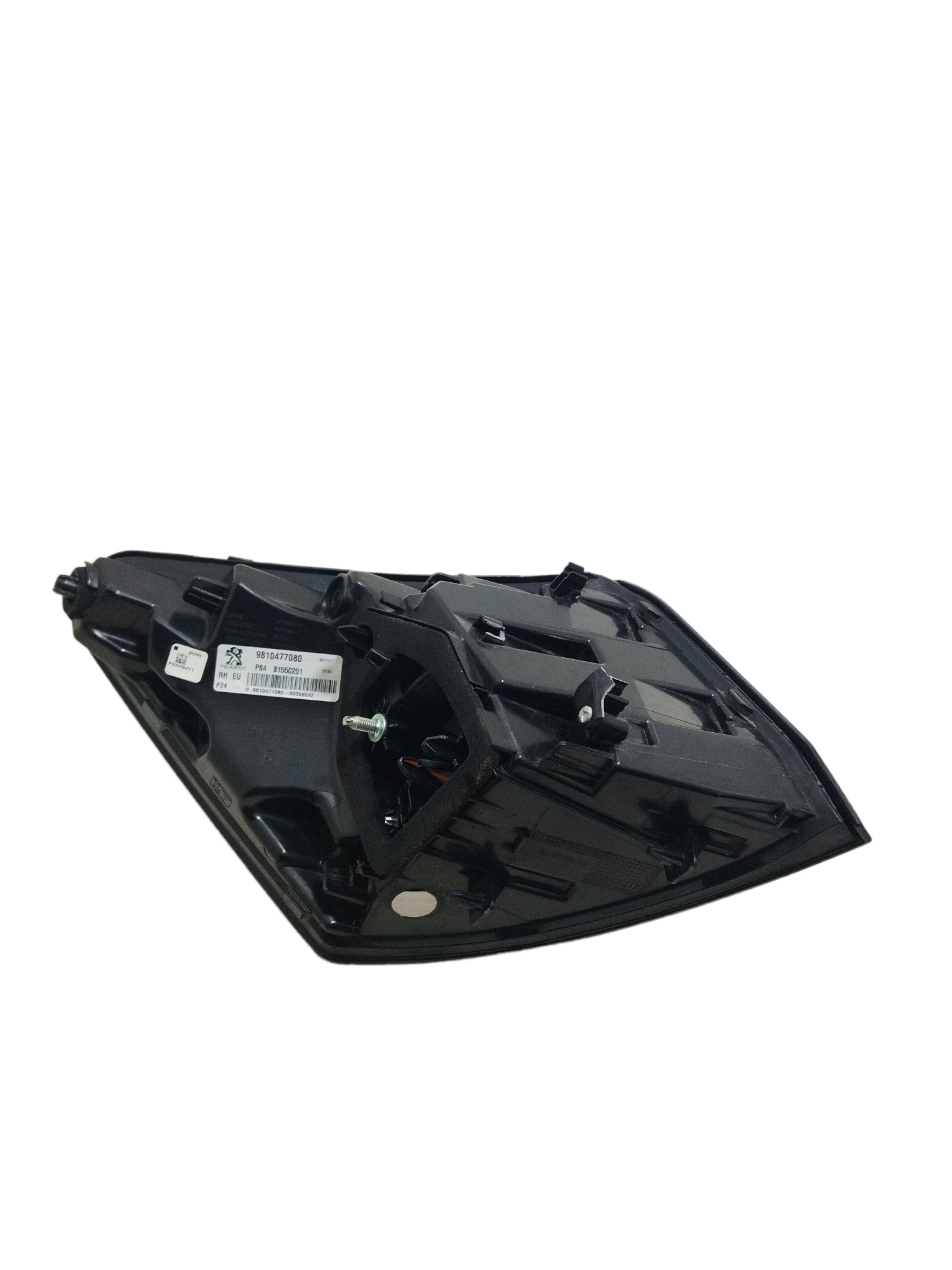 Lanterna Traseira Direita Original Peugeot 3008 Detalhe Direito/passageiro Preto/vermelho 8