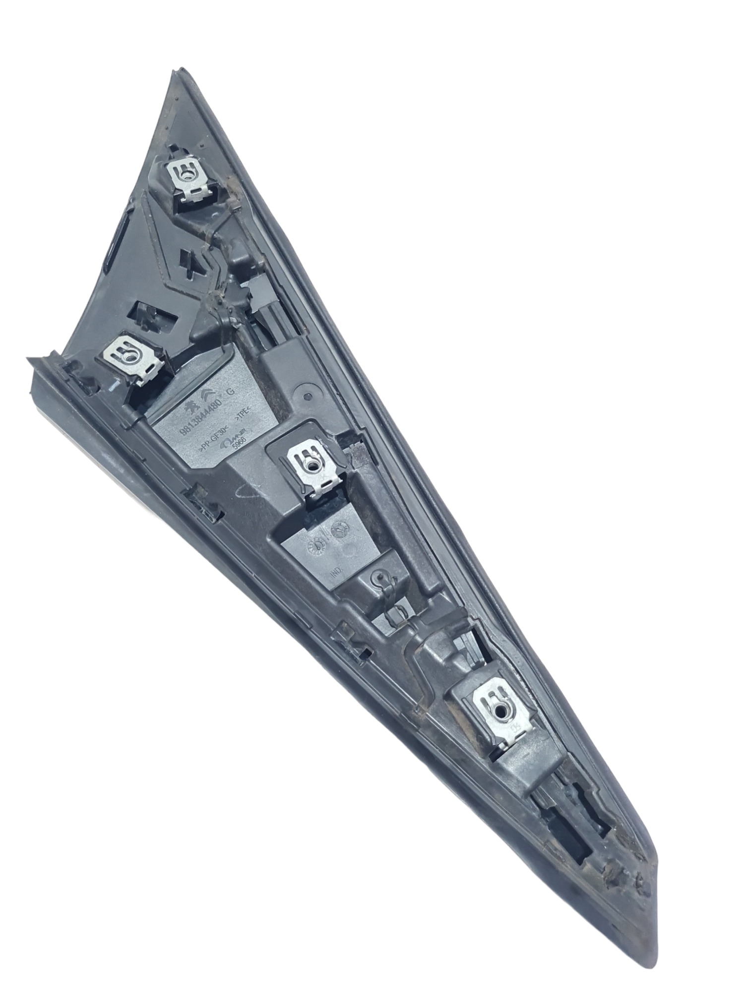 Acabamento Porta Traseira Esquerda Peugeot 3008 2017 2020 Preto 5