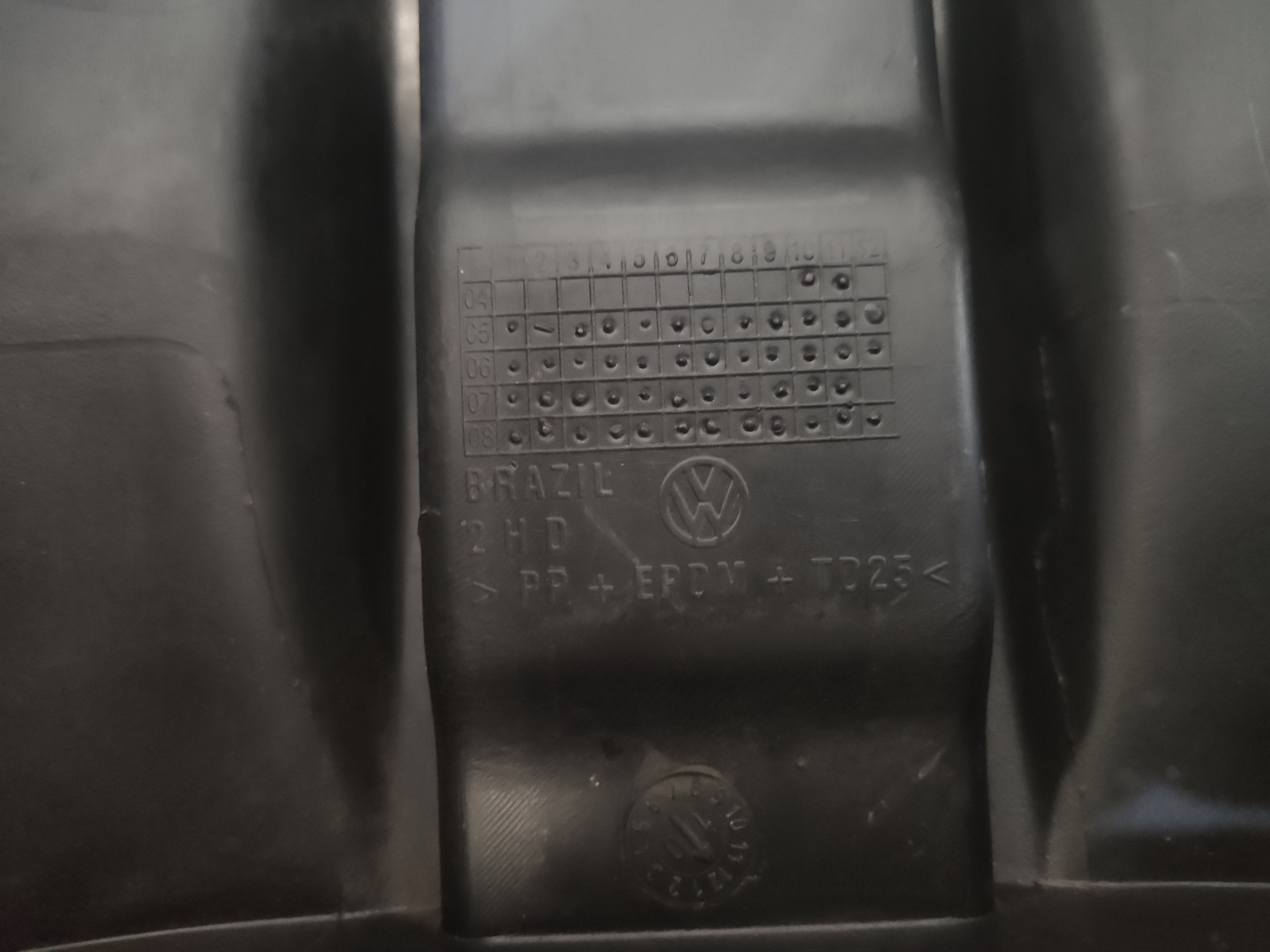 Capa Moldura Inferior Direção Fox Gol G5 2006 09 11 A 2013 8