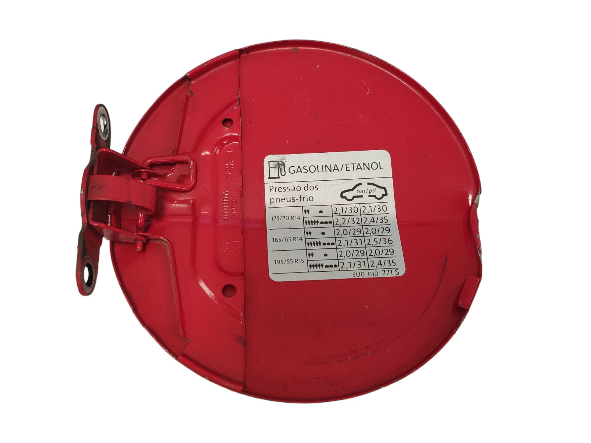 Portinhola Tampa Tanque Combustível Gol G5 G6 2008 A 2016 Vermelho 2010 7
