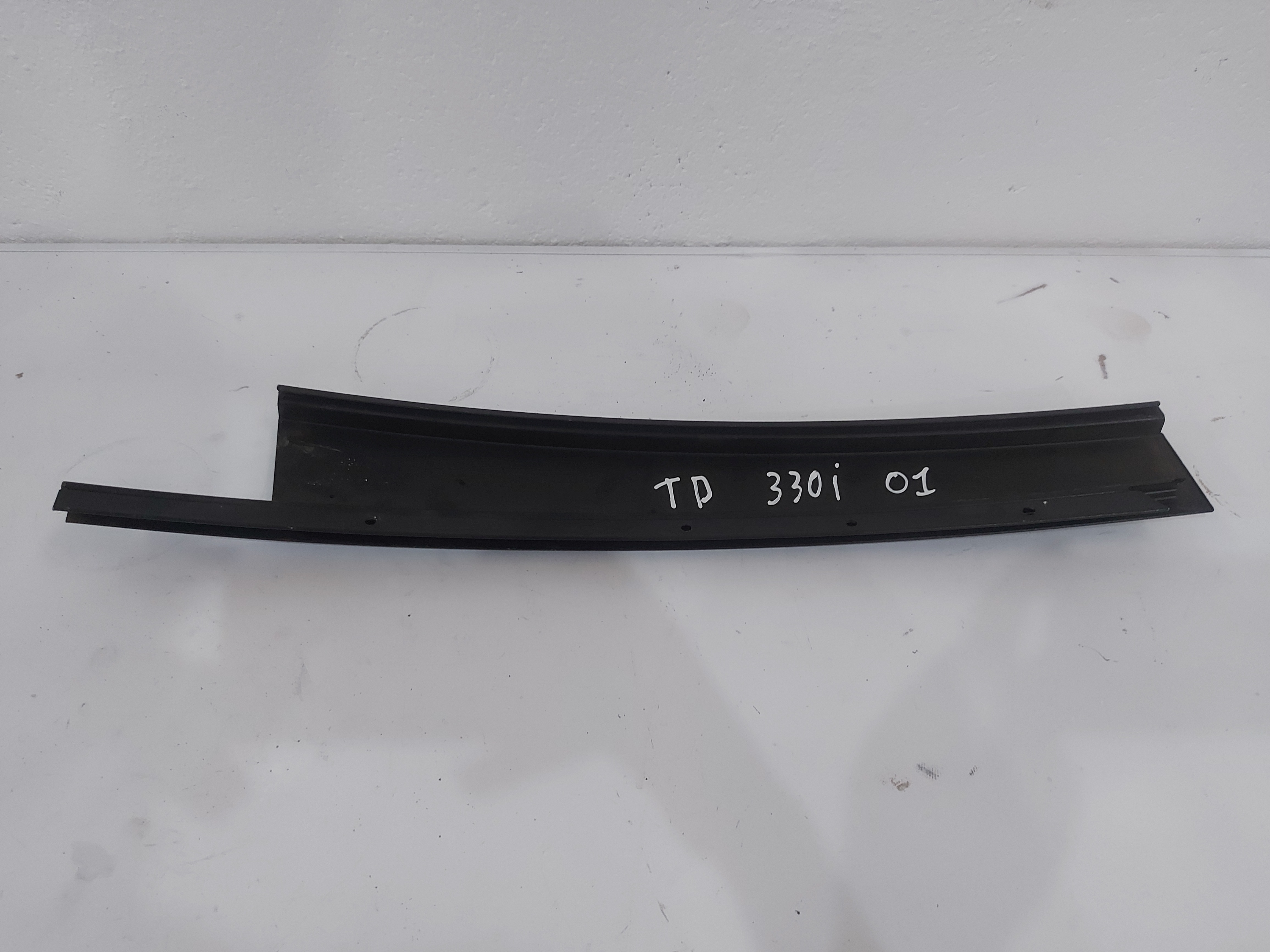 Acabamento Exterior Porta Traseira Direita Bmw E46 Série 3 Traseira Direito Preto Brilhante 5