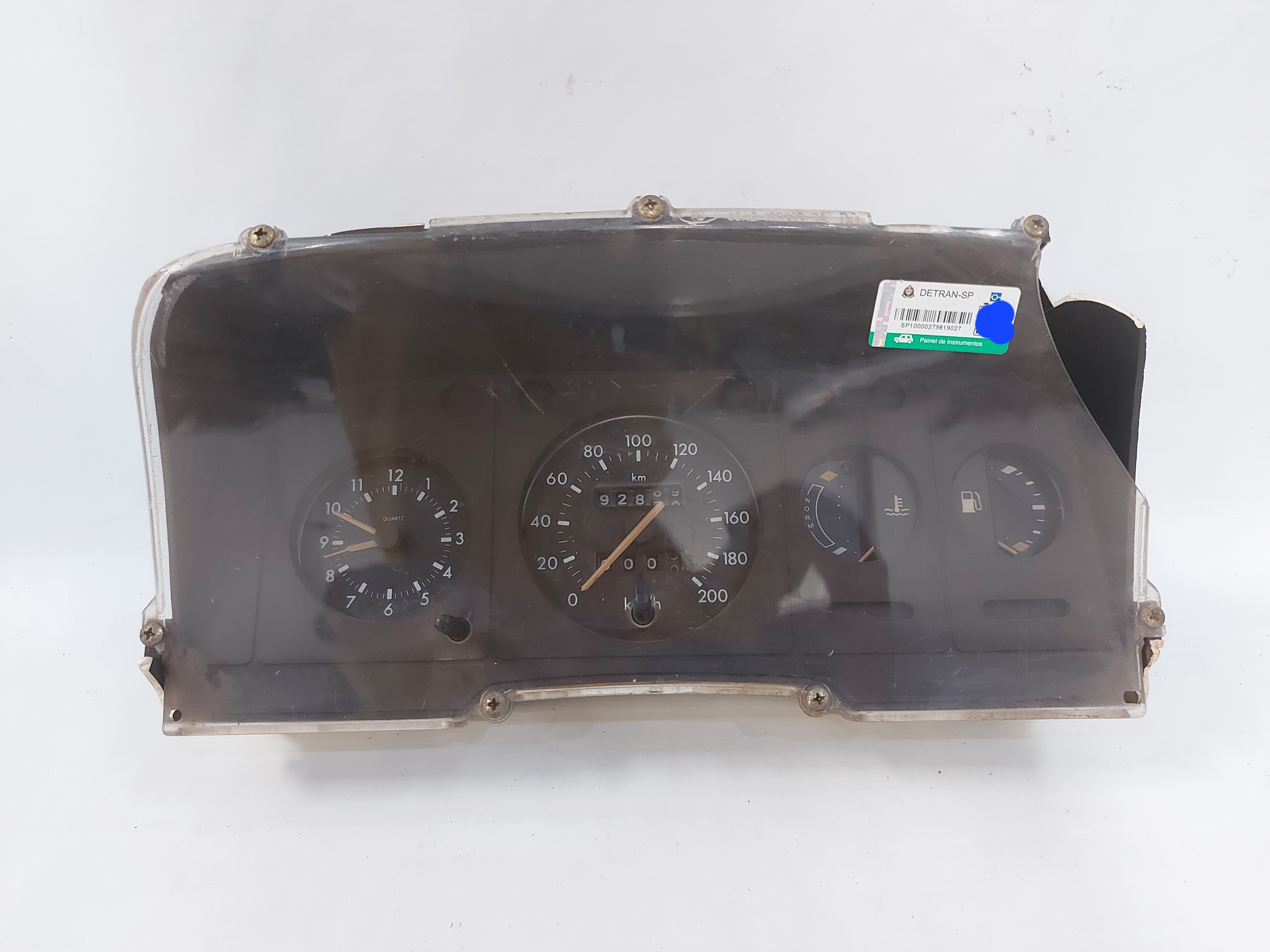 Painel De Instrumentos Ford Escort Hobby Vw Apollo C Detalhe Preto