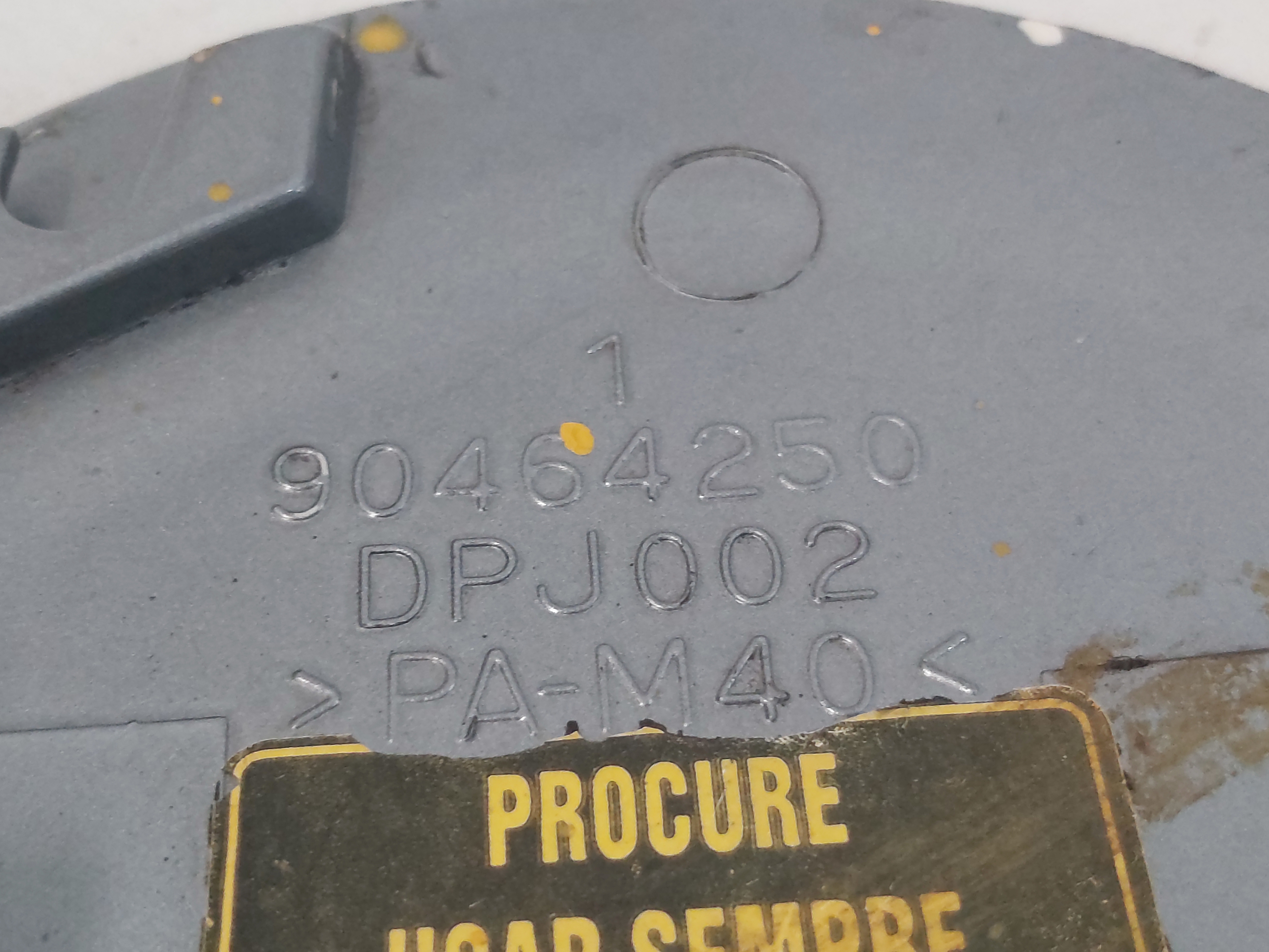 Portinhola Tanque Combustível Vectra 97 98 2000 2005 Detalhe Cinza 2005 6