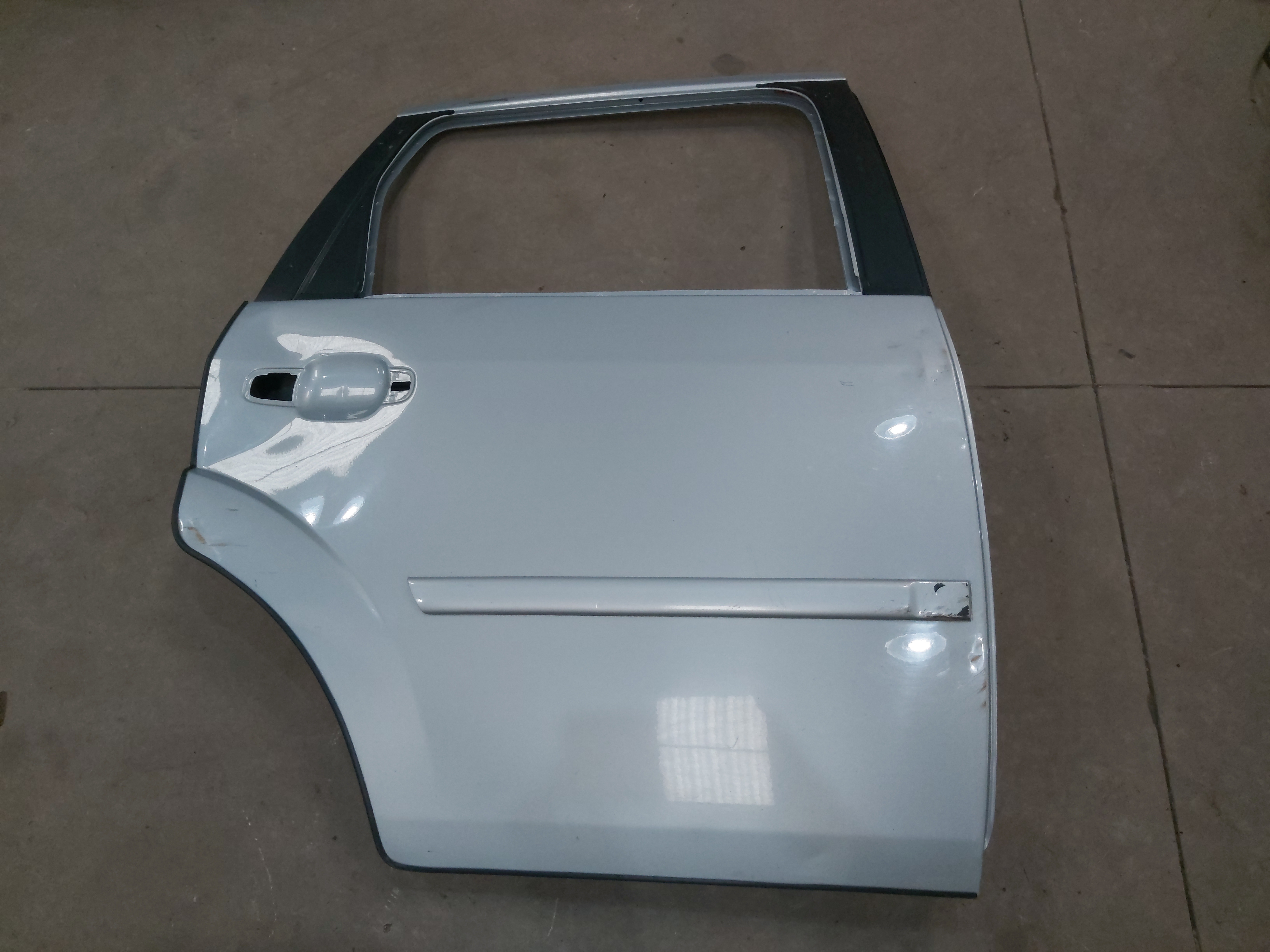 Porta Traseira Direita Ford Fiesta Rocam 2003 A 2014 Traseira Direito Cinza 1