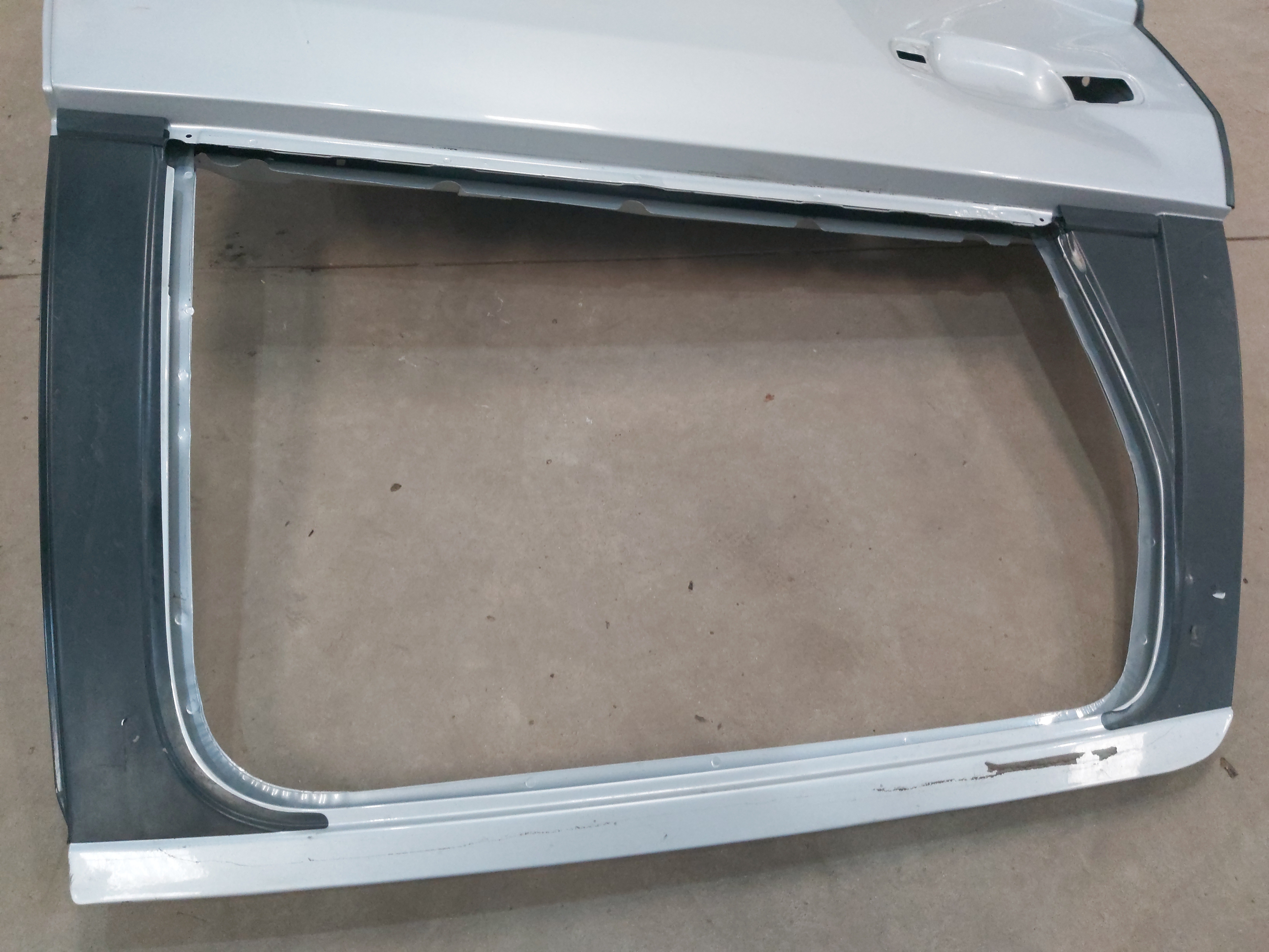 Porta Traseira Direita Ford Fiesta Rocam 2003 A 2014 Traseira Direito Cinza 3
