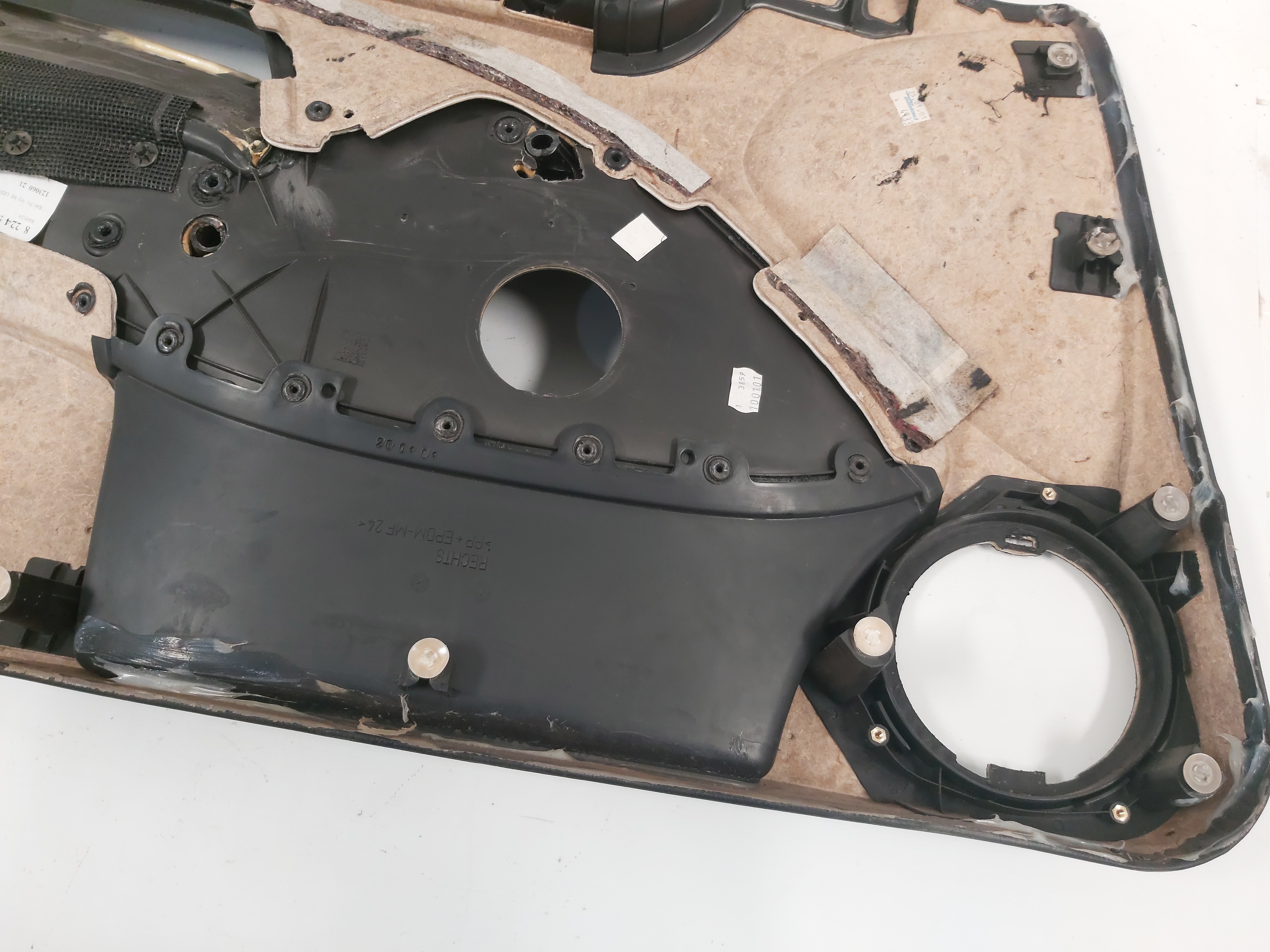 Forro Porta Dianteira Direita Bmw E46 330i 328i 320i 99 A 05 Preto 8