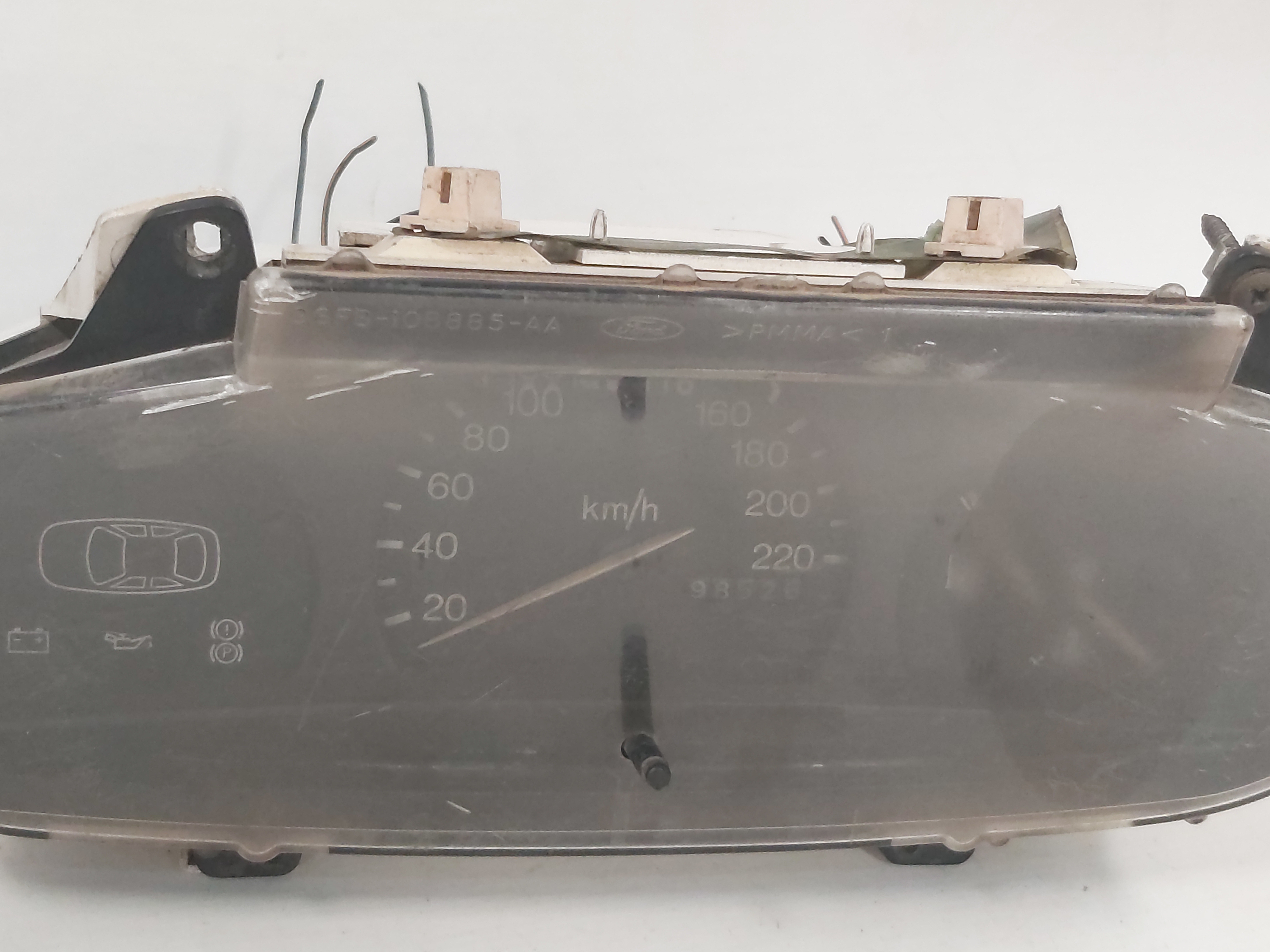 Painel De Instrumentos Fiesta Escort Zetec 97 98 99 Detalhe  Preto 2