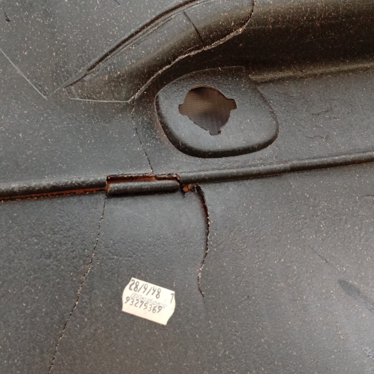 Forro Porta Traseiro Esquerdo Vectra 97 2000 A 2005 Detalhe 3