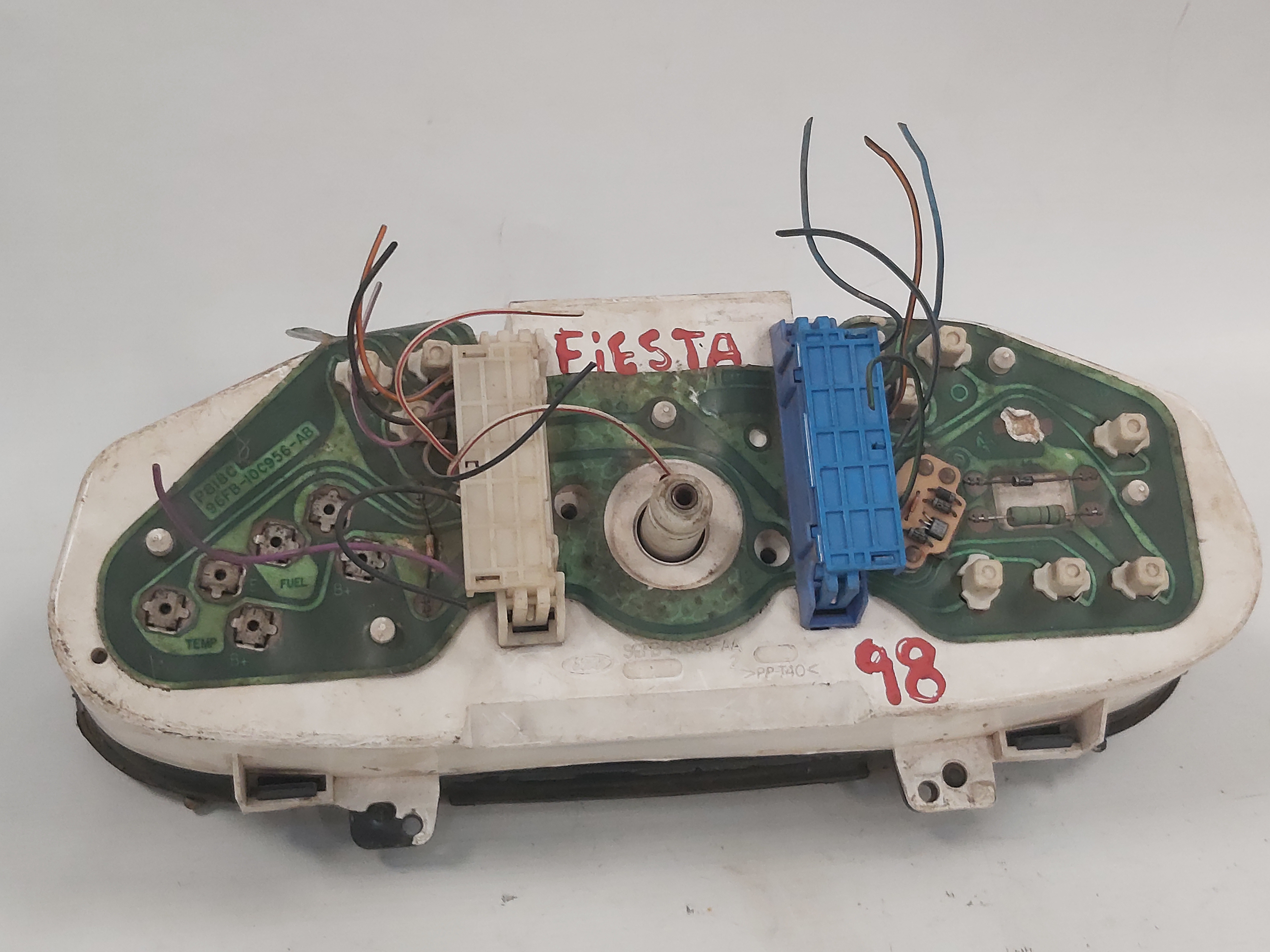 Painel De Instrumentos Fiesta Escort Zetec 97 98 99 Detalhe  Preto 8