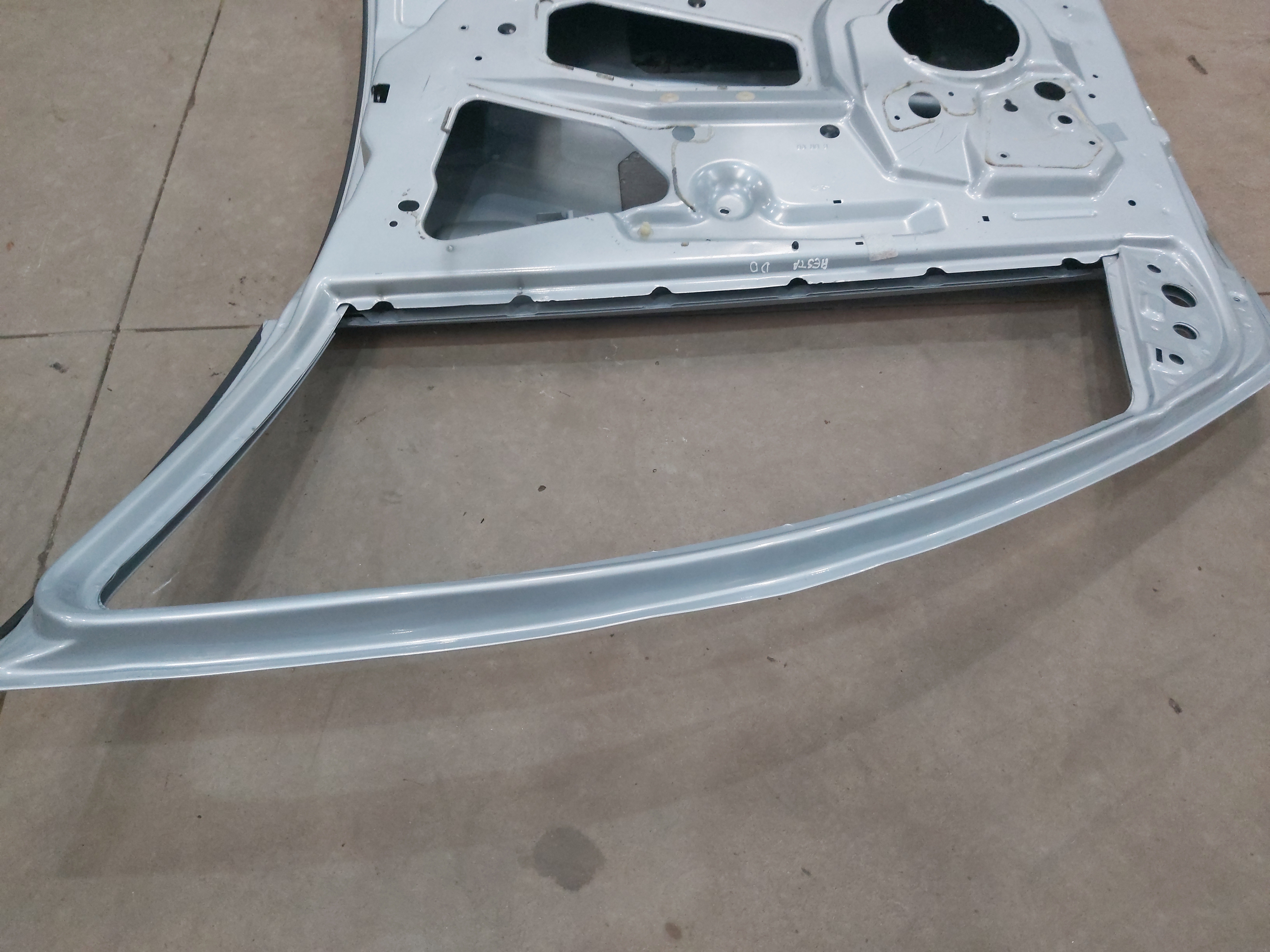Porta Dianteira Direita Ford Fiesta Rocam 2003 A 2014 Dianteira Direito Cinza 10