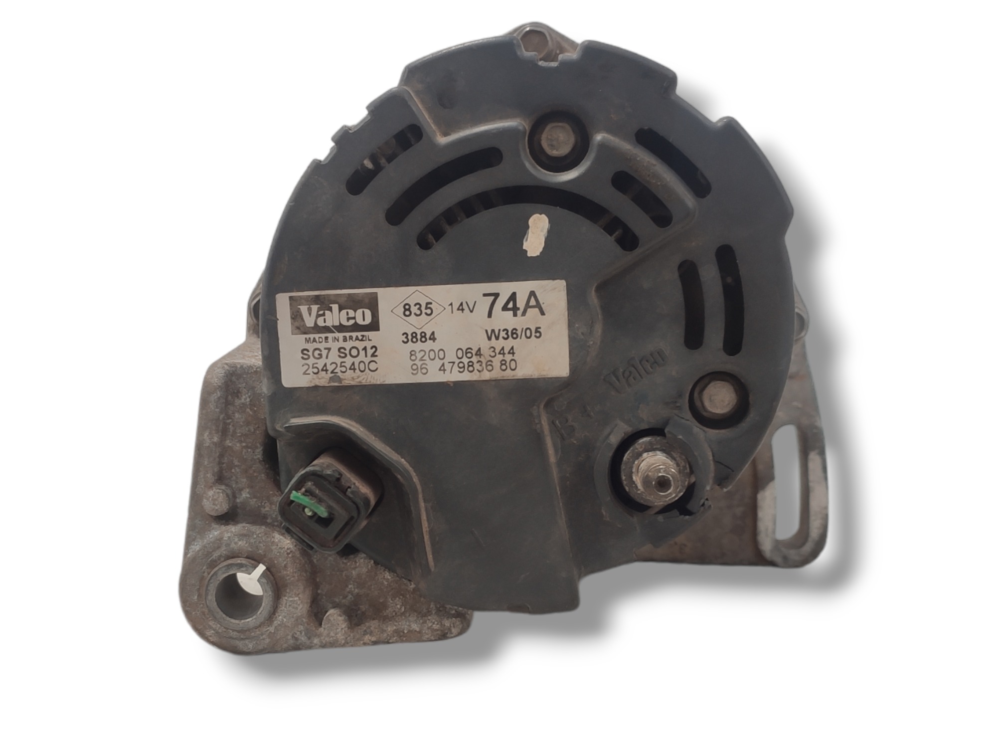 Alternador Clio 1.0 16v 74a Valeo 2001 02 03 2004 05 A 2009 2