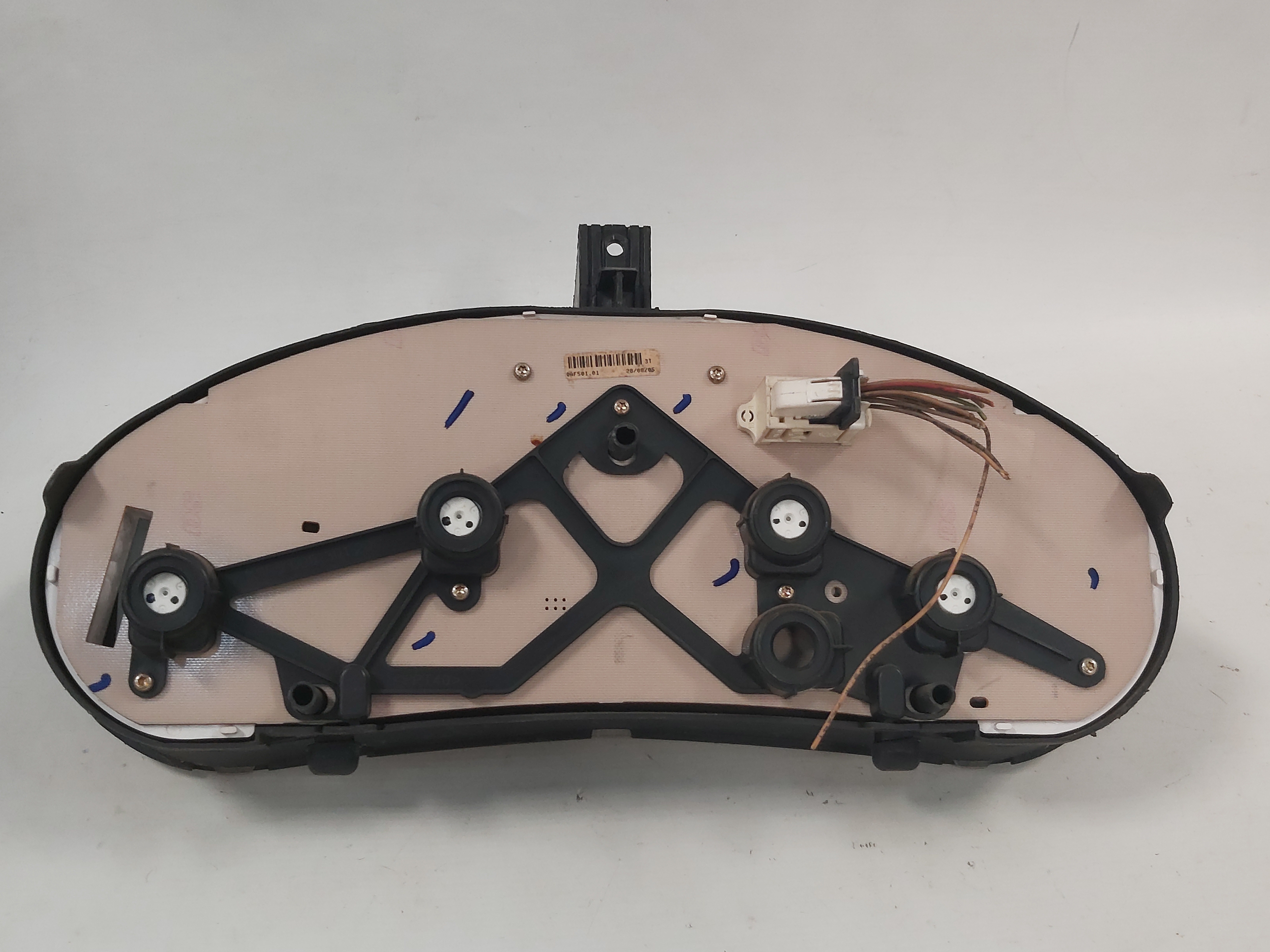 Painel Instrumentos Peugeot 206 2001 2002 2003 2004 A 2006 Preto 5