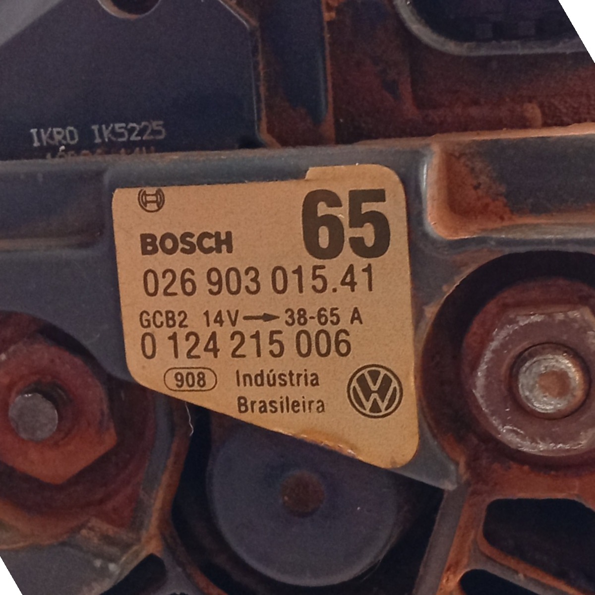 Alternador Bosh 65a Gol Parati Saveiro G2 G3 95 97 2000 2005 4