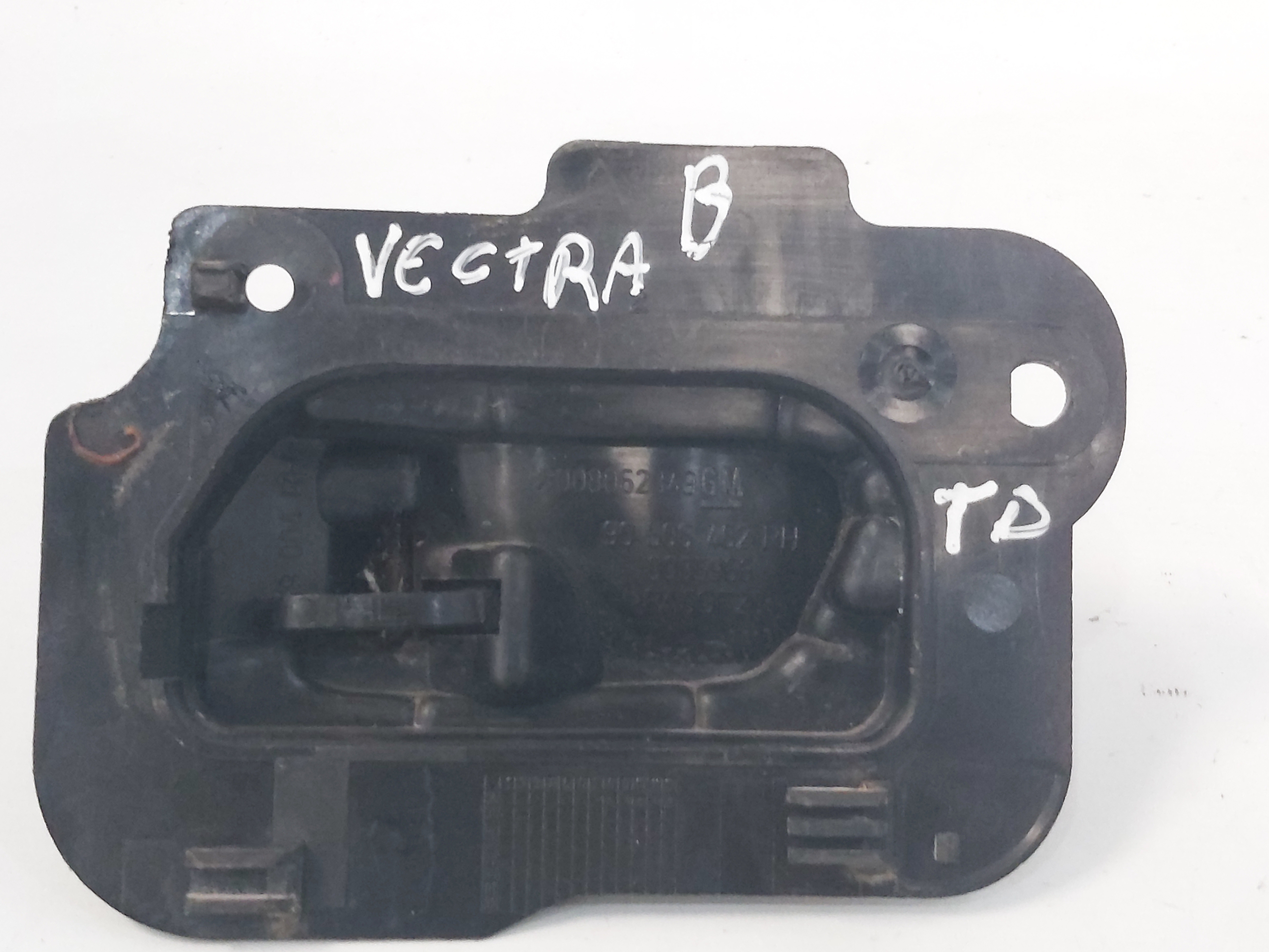 Maçaneta Interna Porta Traseira Direita Gm Vectra 97 A 05 Preto Traseira 6