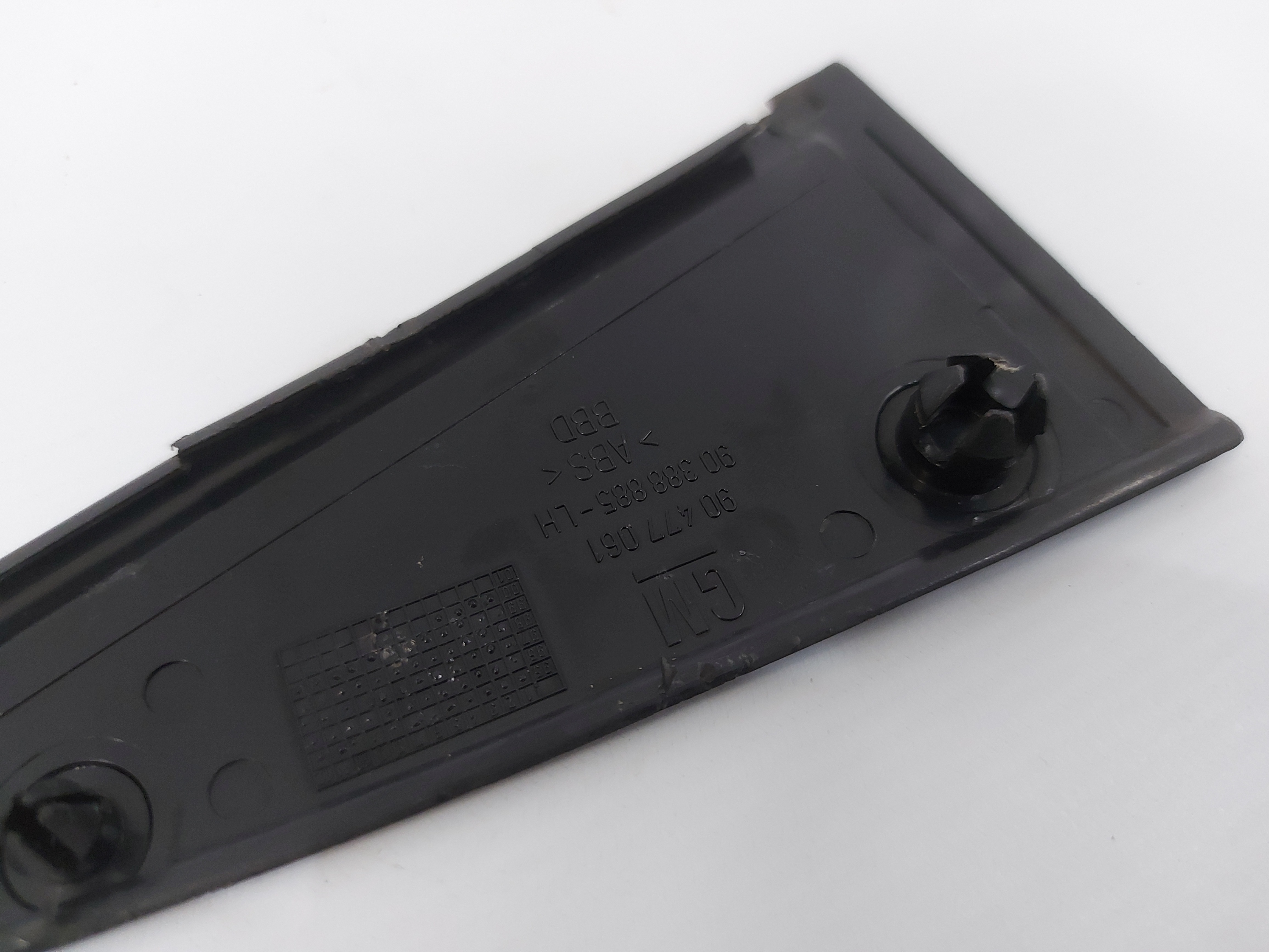 Moldura Acabamento Externo Porta Traseira Le Gm Corsa 4pts Preto 5