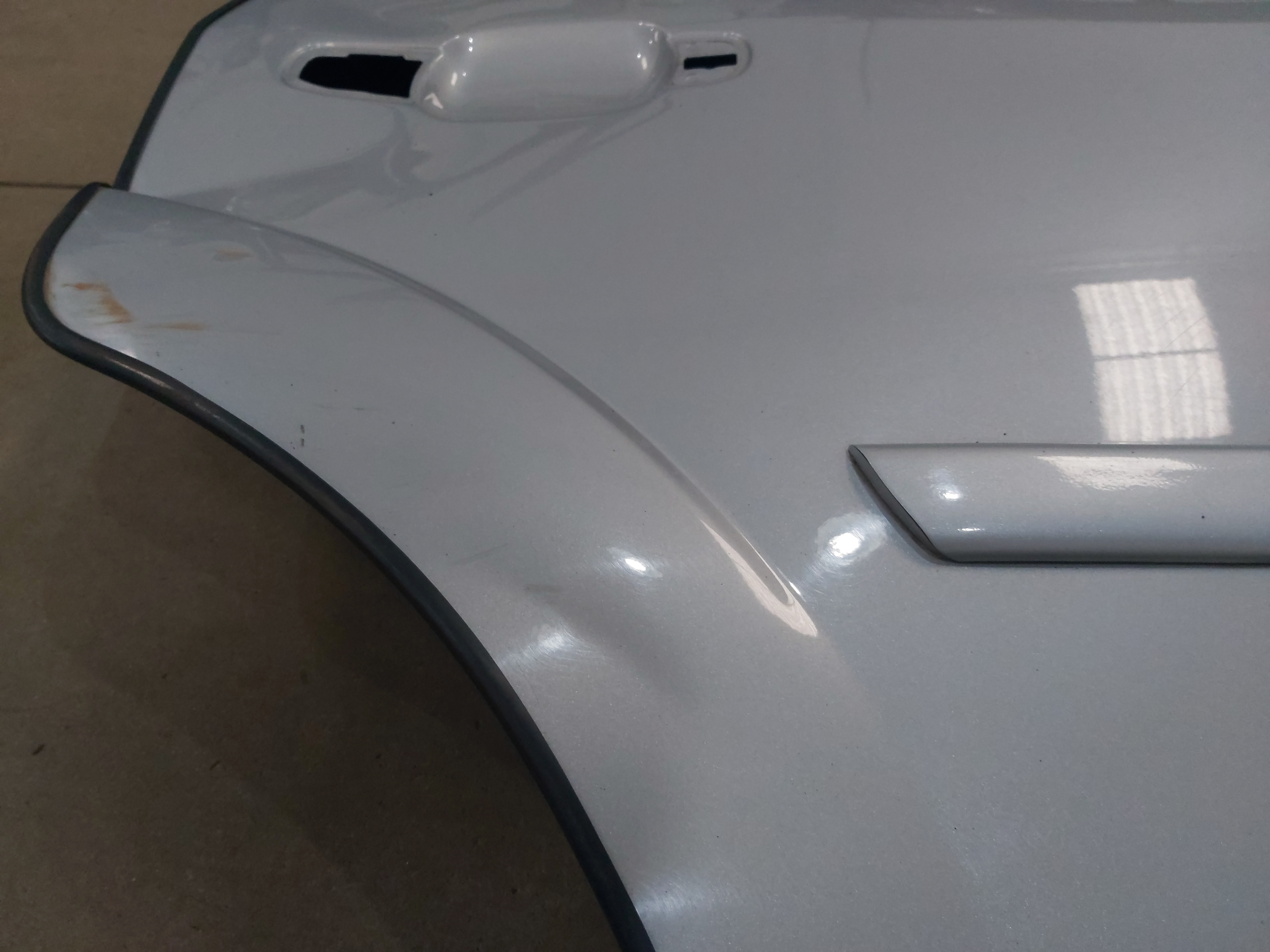 Porta Traseira Direita Ford Fiesta Rocam 2003 A 2014 Traseira Direito Cinza 2