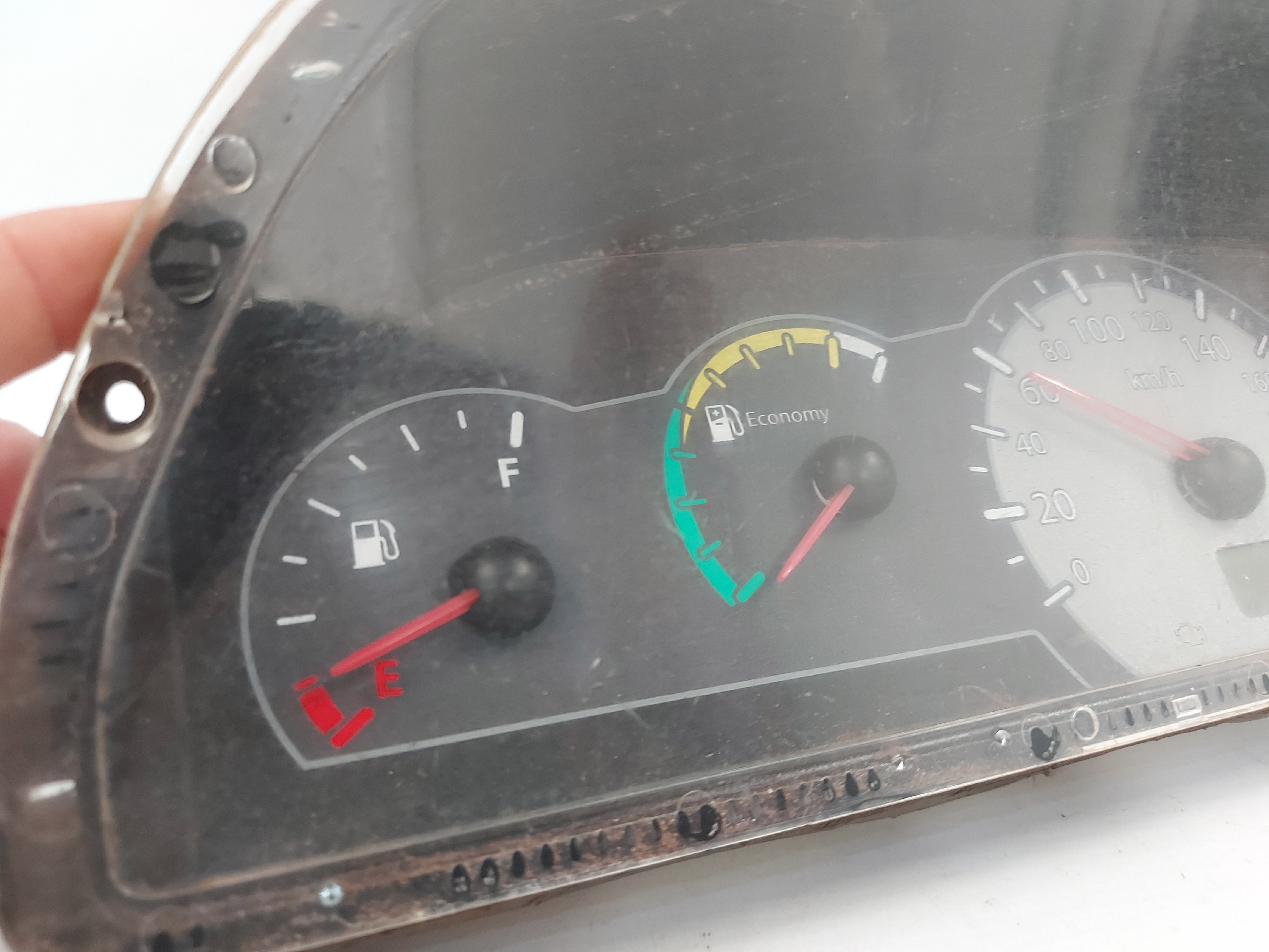 Painel Instrumentos Fiat Uno Mille Economy Palio 2005 2012 Preto 3