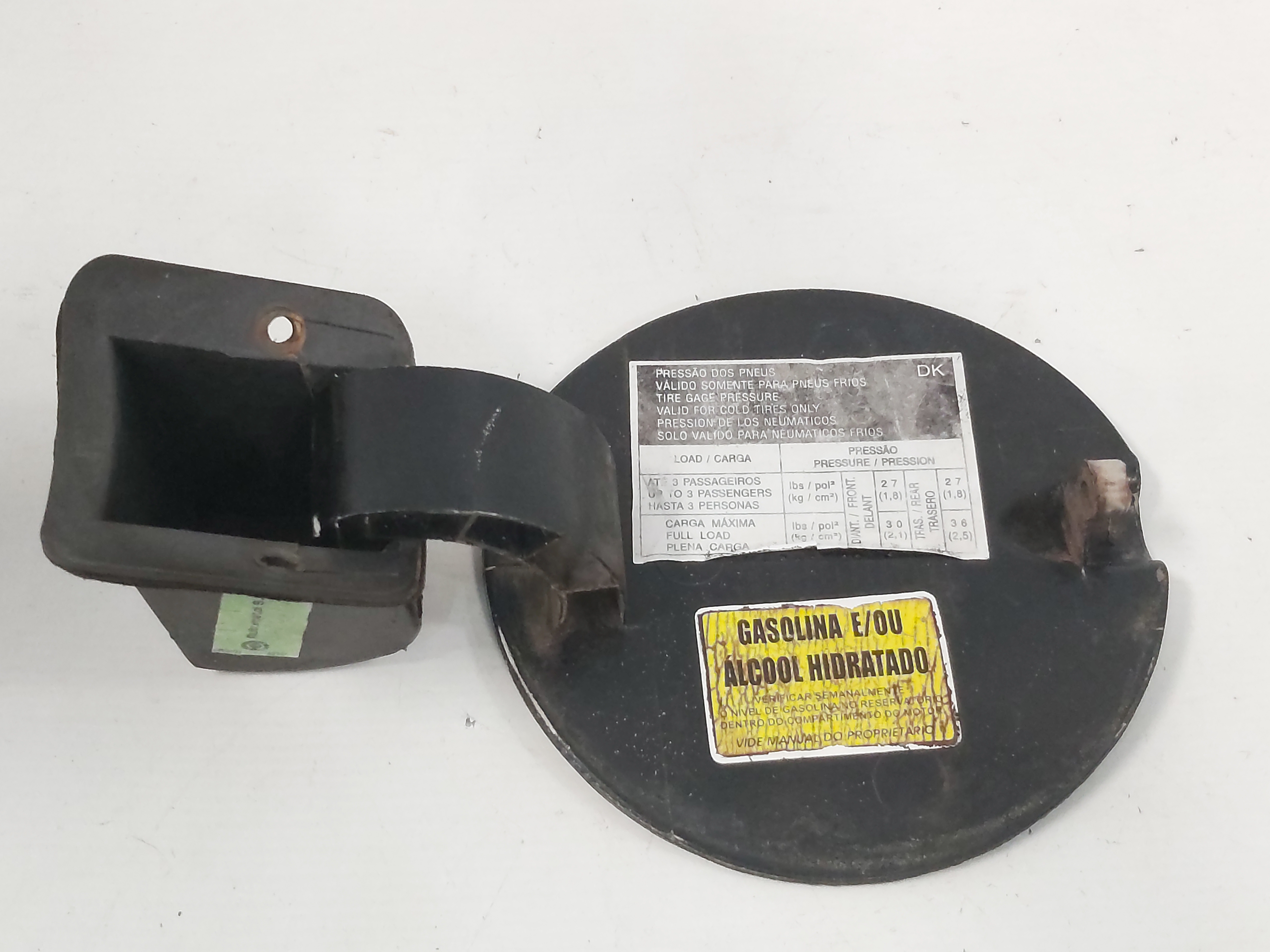 Portinhola Tampa Tanque De Combustível Celta 2001 A 2014 Preto 2012 6
