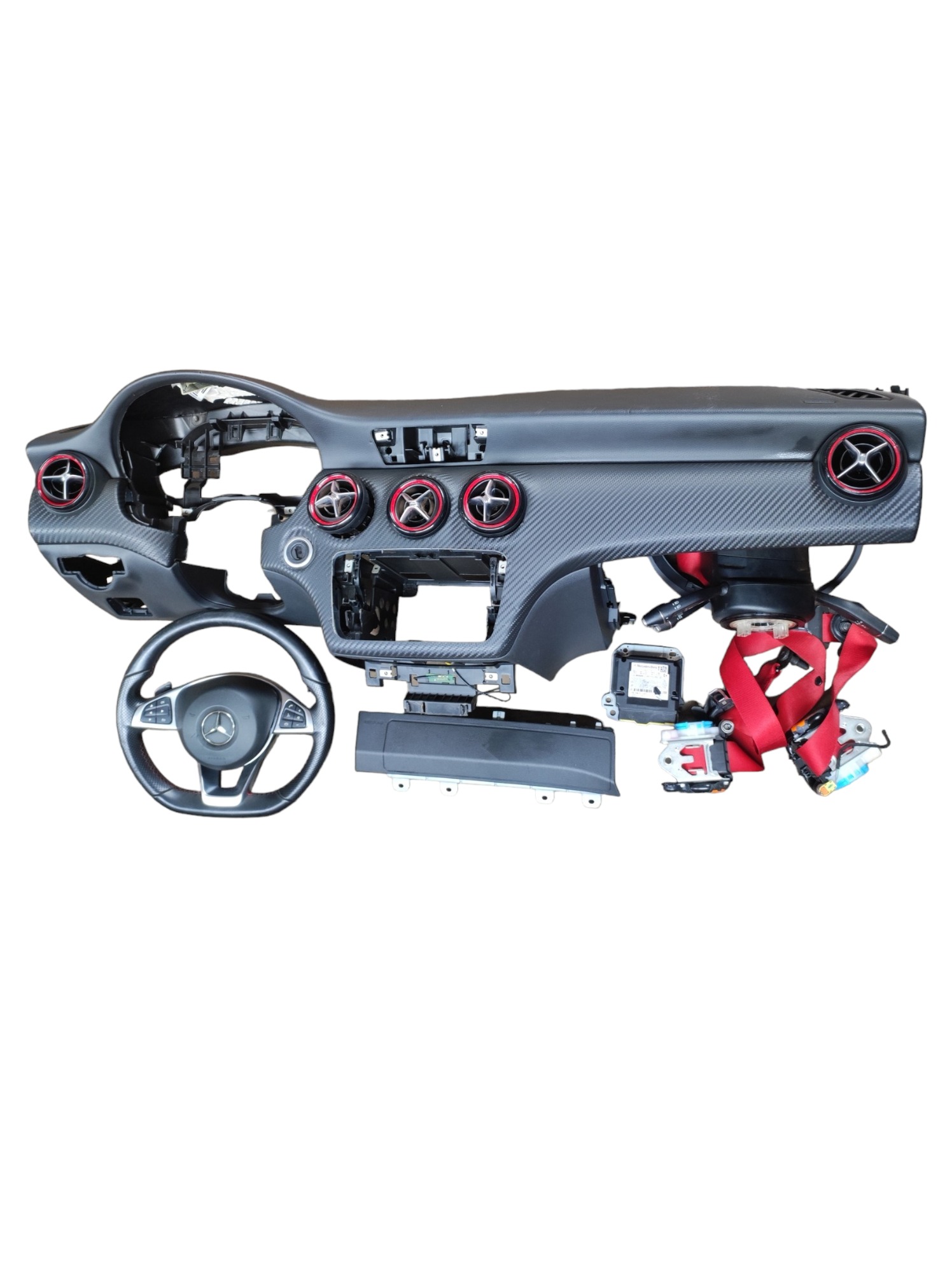 Kit airbag Mercedes a250 2016 c detalhe