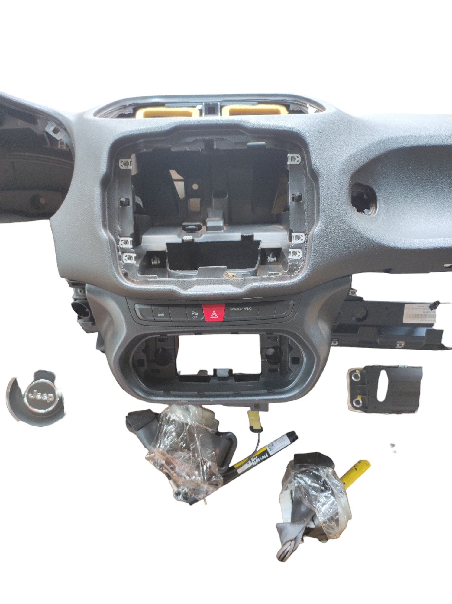Kit airbag Renegade 2017 com detalhe. 7