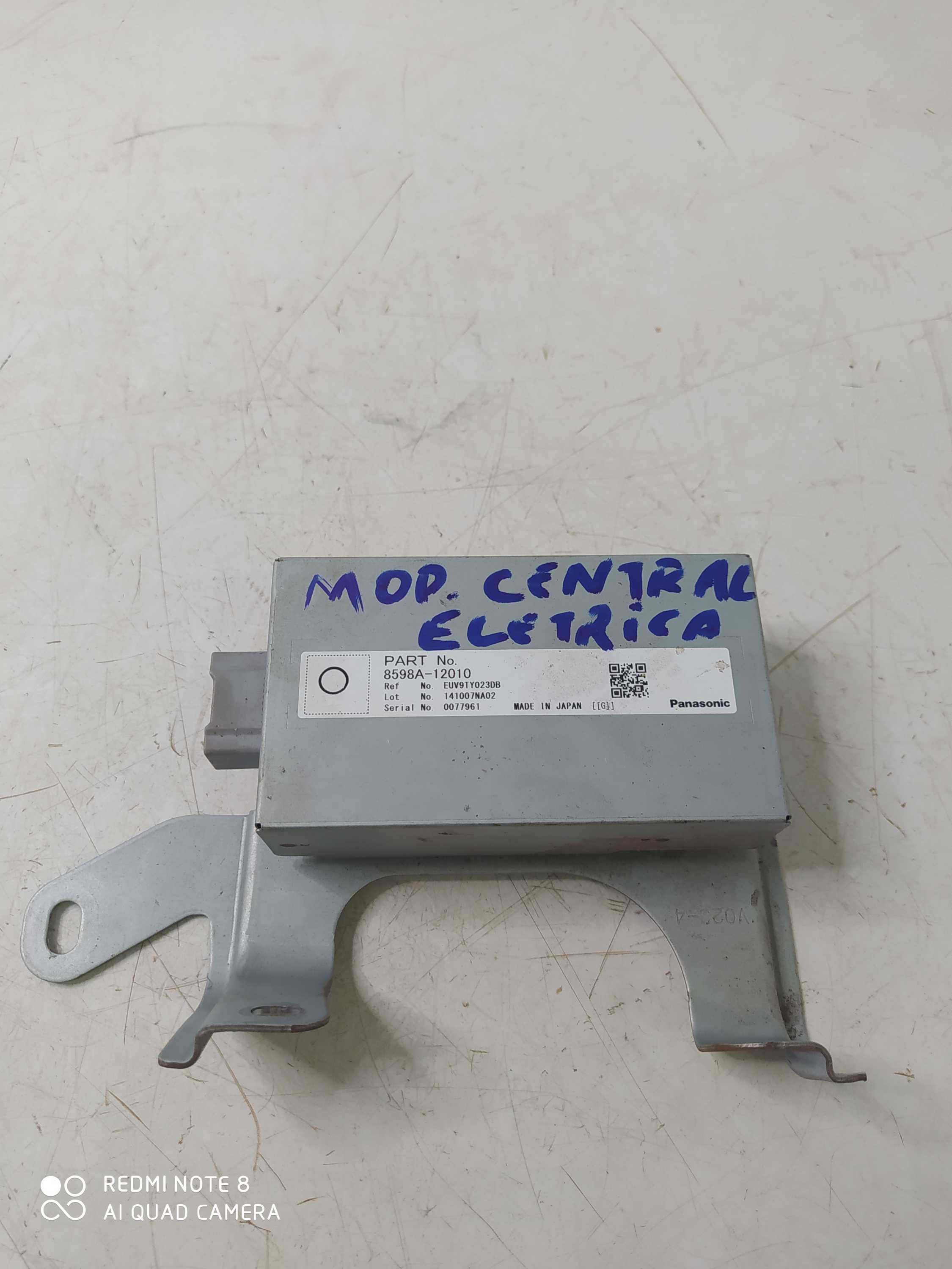 Módulo Central Elétrica Toyota Corolla  2.0 2015 8598a12010 6