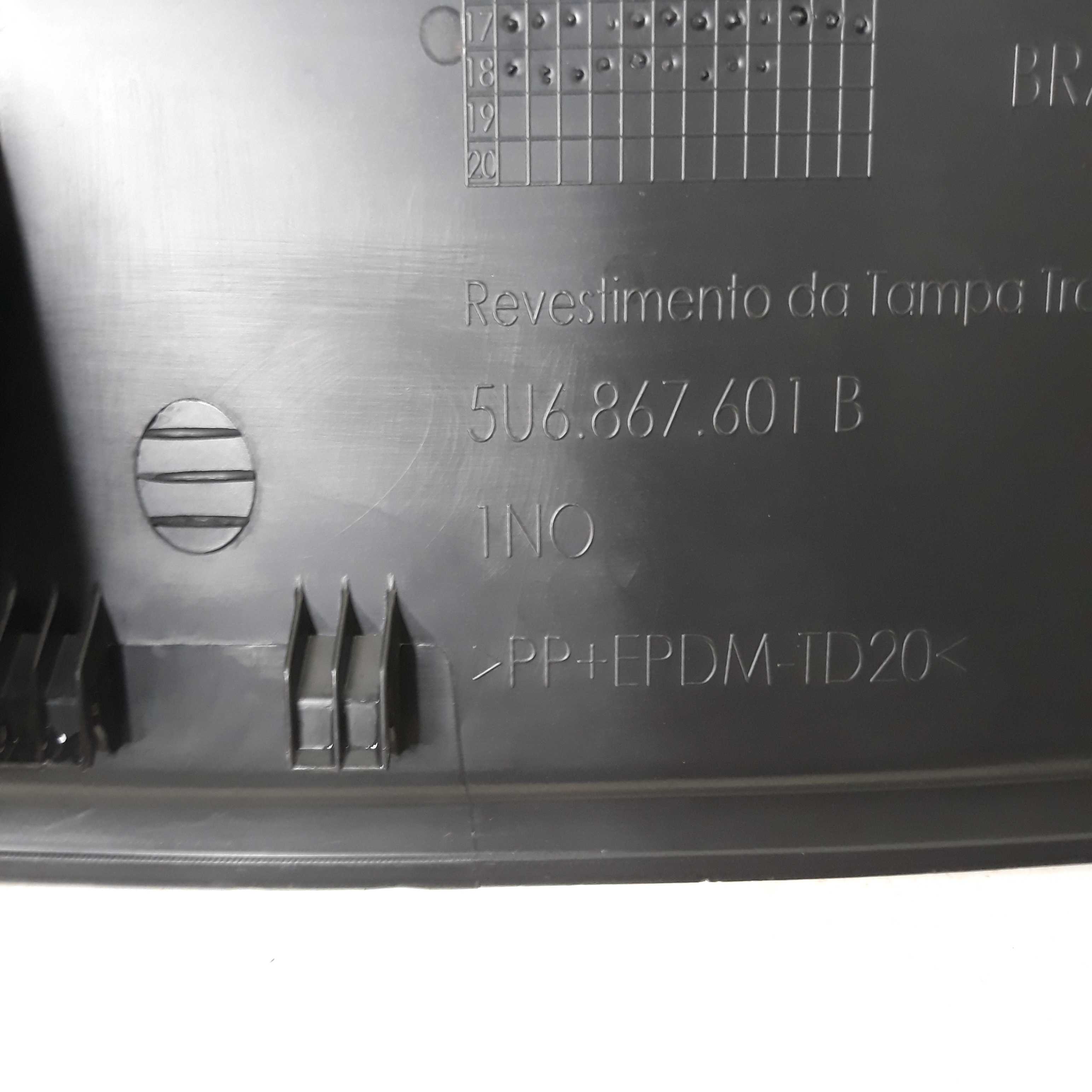 Revestimento Tampa Porta Malas Vw Gol G7 G8 2017 2023