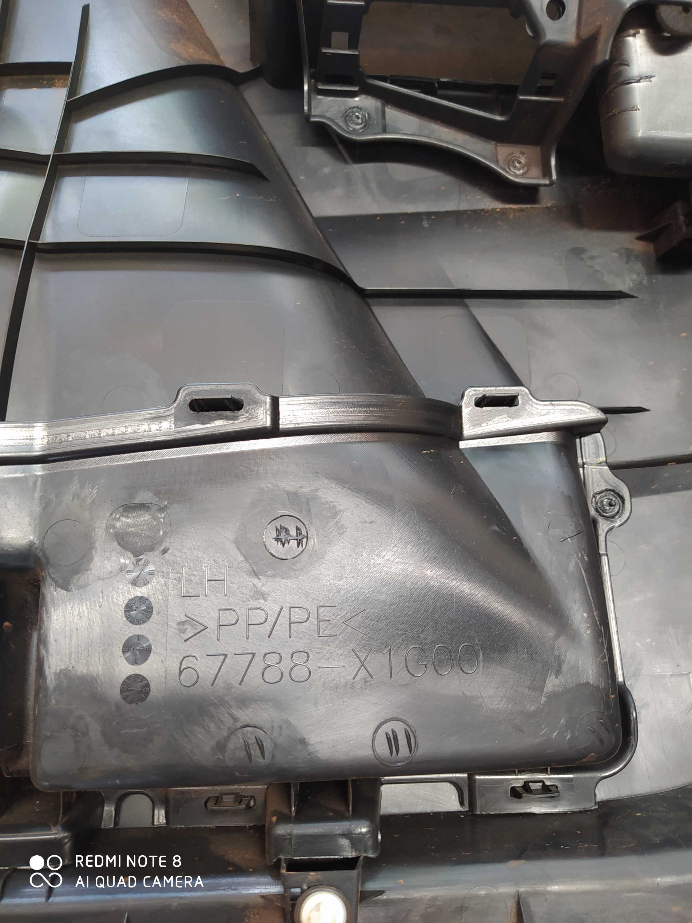 Forro De Porta Traseira Esquerda Toyota Corolla Xei 2015 Preto E Cinza 6