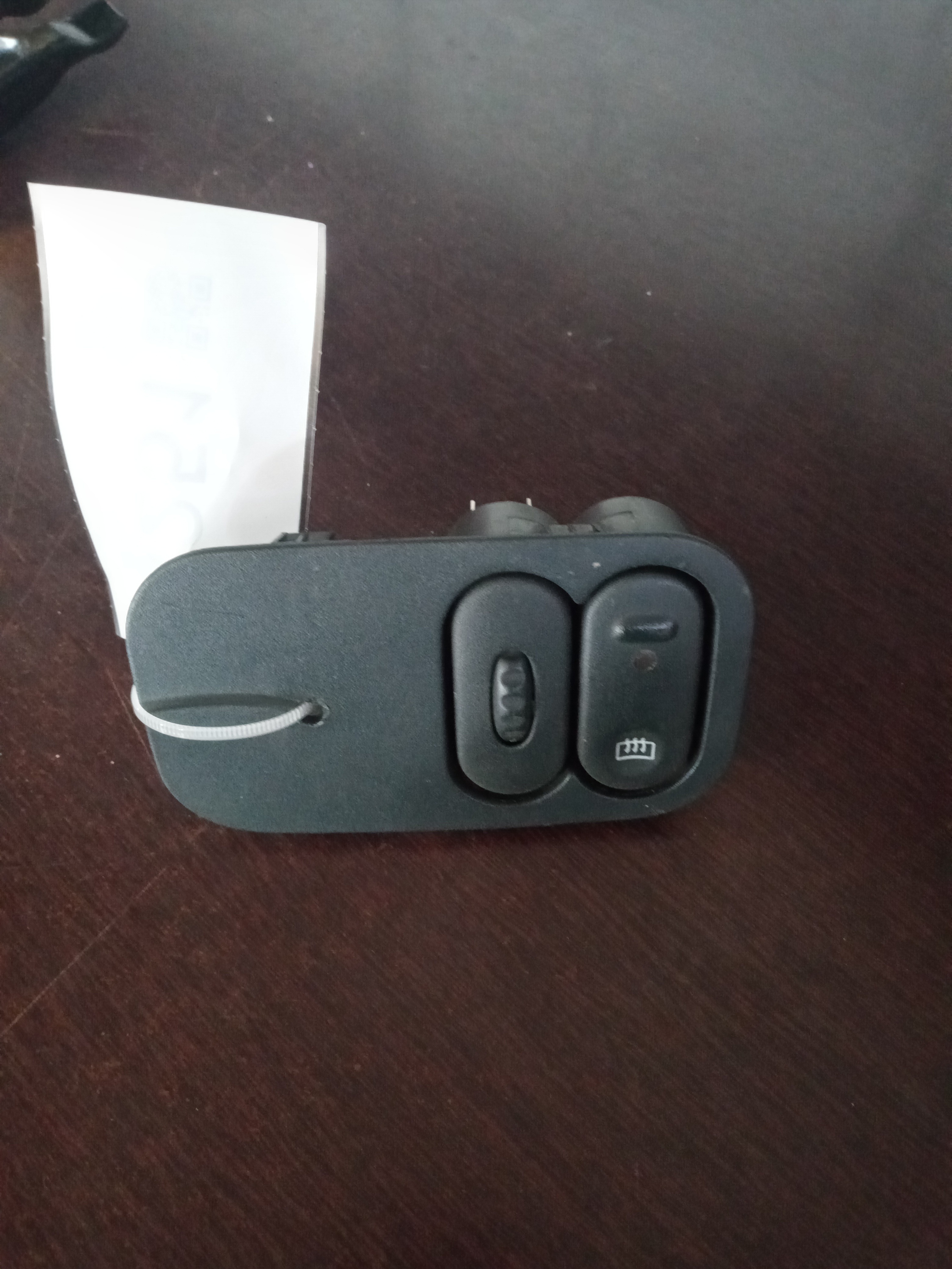 Moldura C/ Botão Desembaçador Reostato Renault Kangoo Usado 2